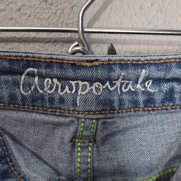 Aeropostale Midi Jean Shorts, 6 - Picture 5 of 6